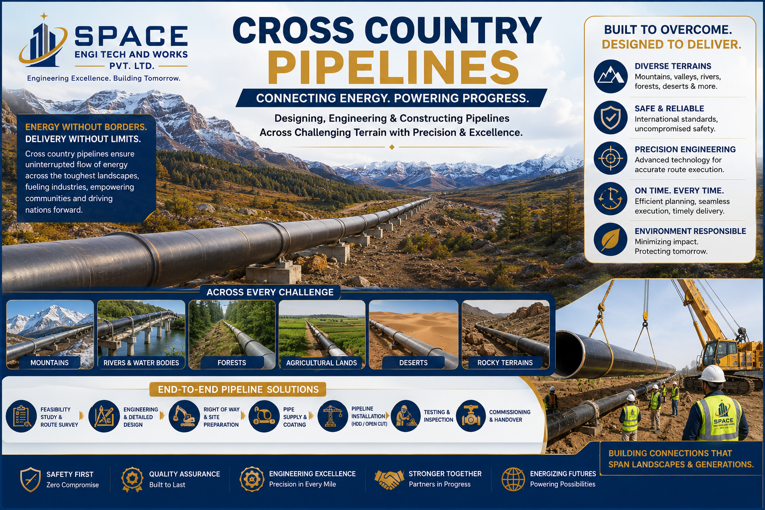 cross country pipelines